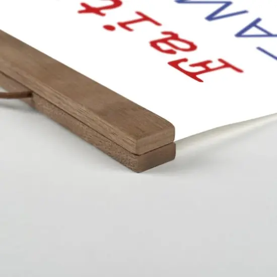 Faith Family Freedom Teak Hanging Canvas {3}