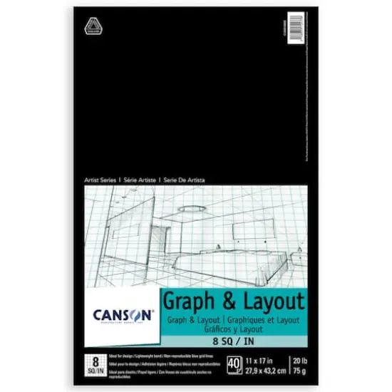 Canson&reg; Artist Series Graph & Layout Paper Pad {1}
