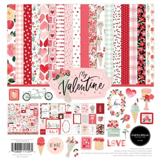 Carta Bella My Valentine Collection Kit, 12" x 12" {1}