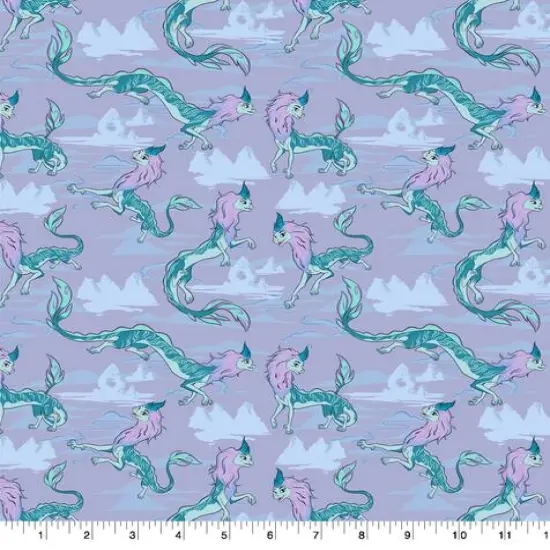 Disney&reg; Raya and the Last Dragon Sisu Sky Cotton Fabric {1}
