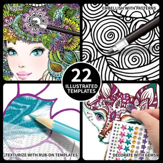 Style Me Up! Cool Swirl Art Kit {4}