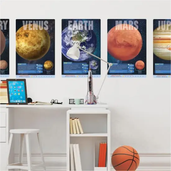 Trend Enterprises&reg; The Planets Wipe Off Poster Learning Set {6}