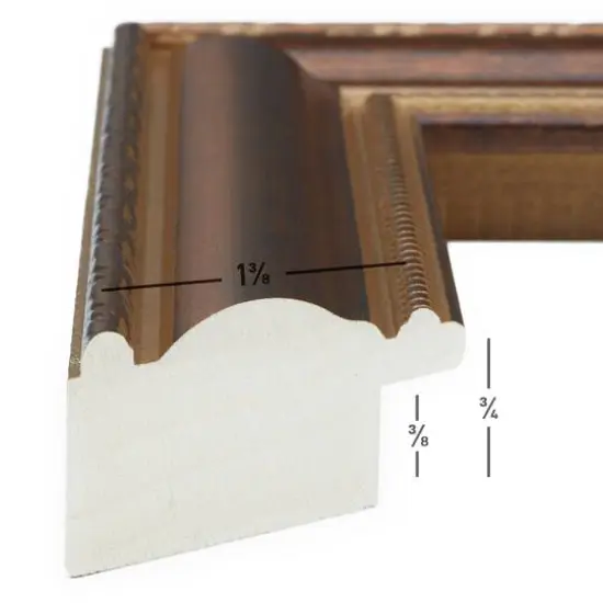 Craig Frames 4 Pack: Victoria Ornate Bronze Picture Frame with Mat {6}