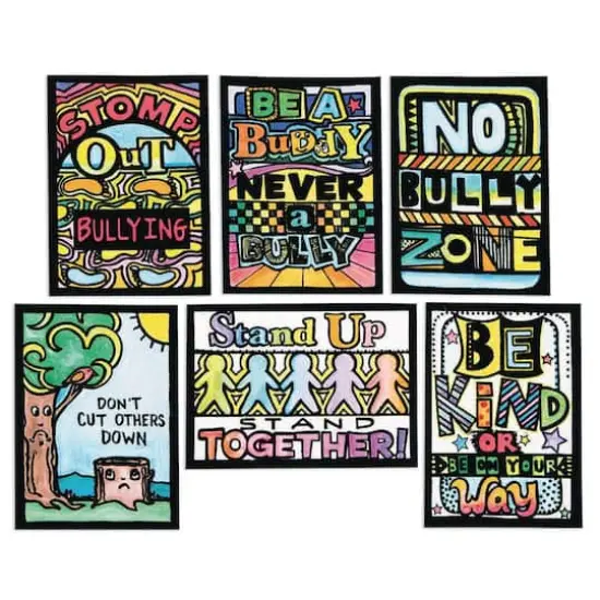 S&S&reg; Worldwide Anti-Bully & Kindness Velvet Art Posters, 24ct. {3}