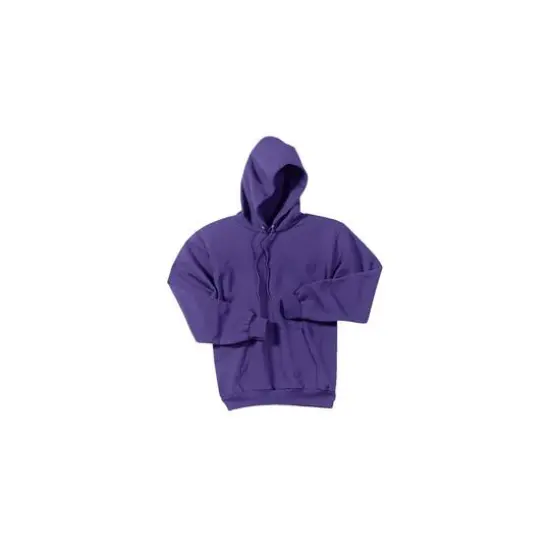 Port & Company® Darks Core Fleece Pullover Hooded Sweatshirt Purple {1}
