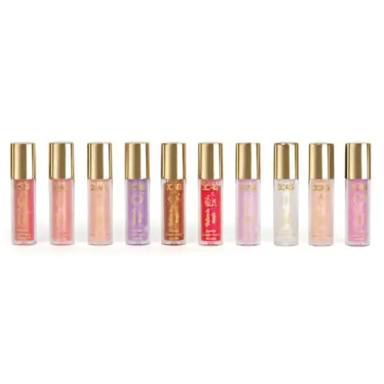 Make It Real&trade; 3C4G&reg; Mini Pink & Gold Wand Lip Gloss Set {1}