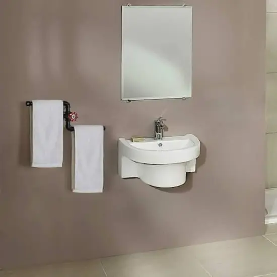 Black Iron Rustic Wall-Mounted Paper Towel Holder Stand {7}