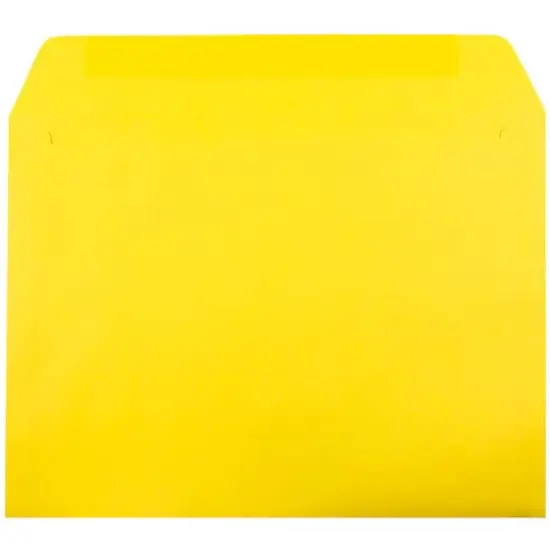 JAM Paper 9" x 12" Booklet Envelopes, 25ct. Yellow {4}
