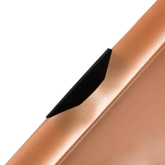 JAM Paper 9" x 12" Plastic Report Cover with Slide Lock Clip, 20ct. Gold {5}