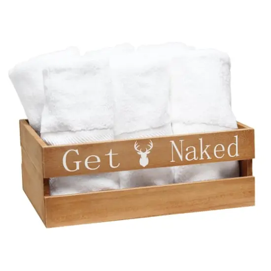 Elegant Designs Large Natural Rustic Towel Holder, Frame & Toilet Paper Holder Set {8}