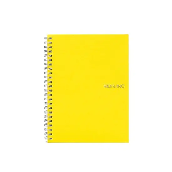 Fabriano&reg; EcoQua Spiral Bound Grid Notebook Lemon {1}