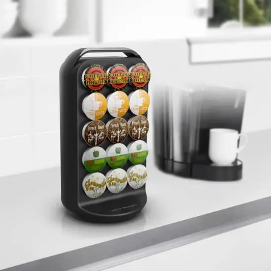 Mind Reader Black 30 Capacity Single Serve Coffee Pod Holder Carousel {3}