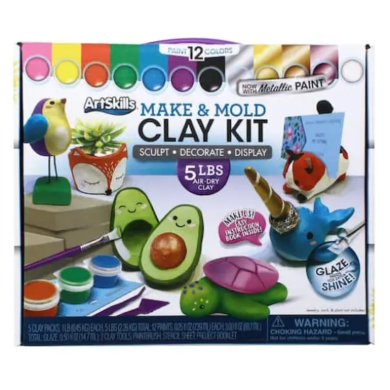 ArtSkills&reg; Make and Mold Air-Dry Sculpting Clay Kit {1}