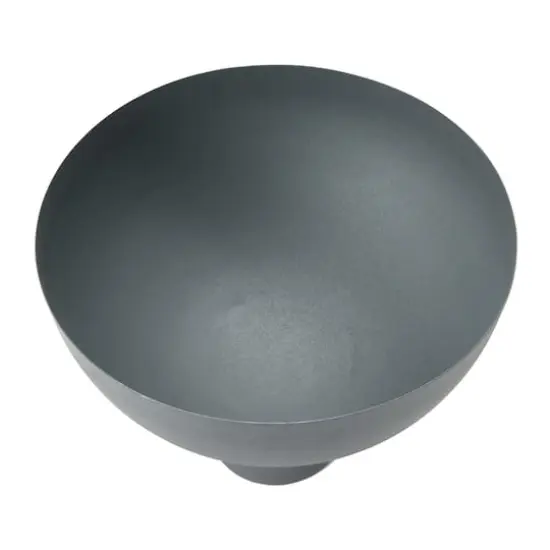 Hello Honey&reg; 12" Gray Decorative Metal Footed Bowl {4}