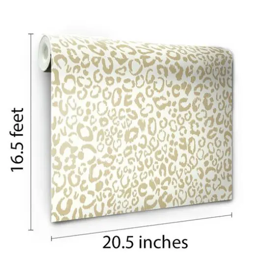 RoomMates Leopard Peel & Stick Wallpaper {8}