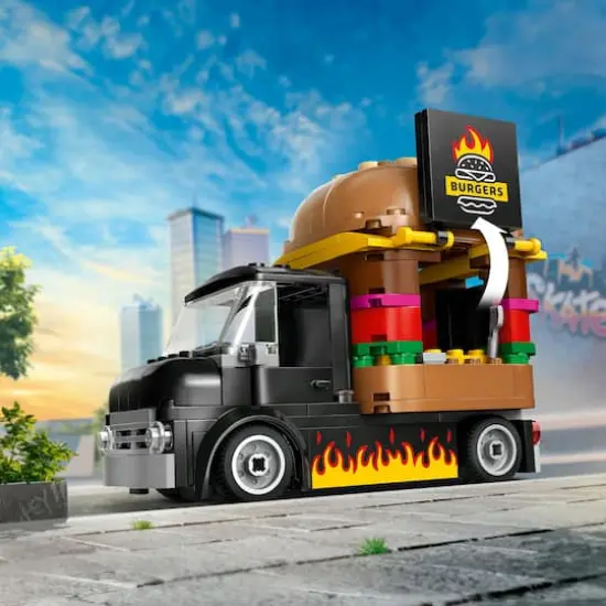 LEGO&reg; City Burger Truck Toy Building Set 60404 {7}