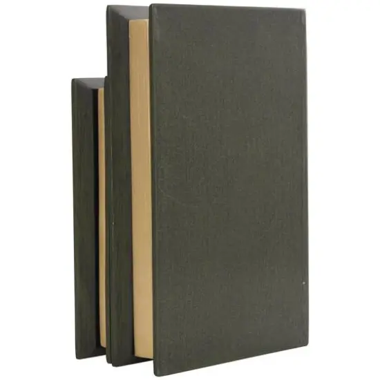 Green Wooden Sherlock Holmes Storage Faux Book Box Set {11}