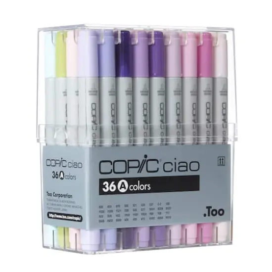 Copic&reg; Ciao Marker Set, 36 Color Set A {1}