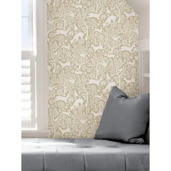 NuWallpaper Cream Merriment Peel & Stick Wallpaper {7}
