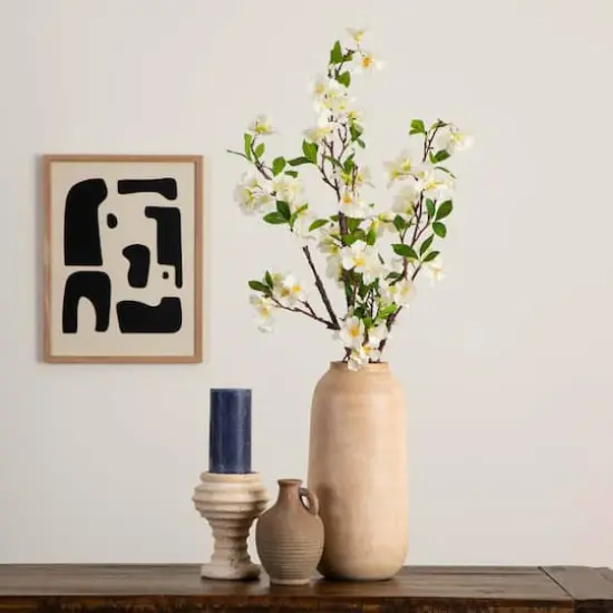 38" White Blossom Flower Stems, 3ct. {3}