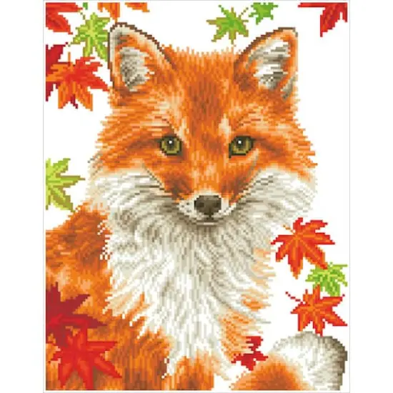 Diamond Dotz® Intermediate Level Foxy Diamond Painting Kit {3}