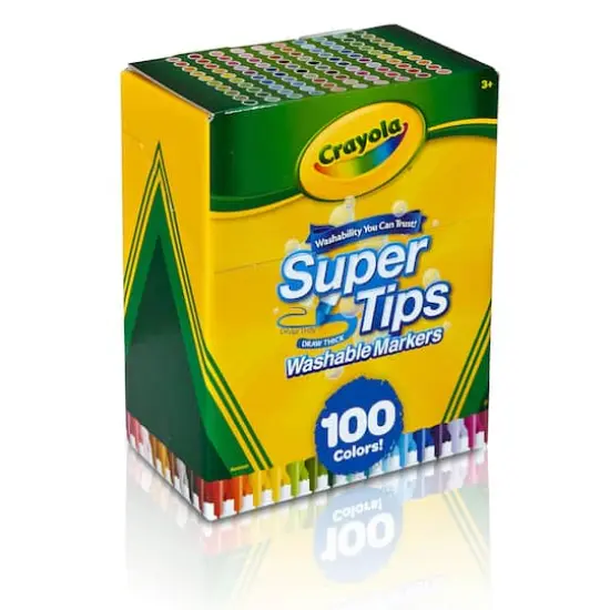 Crayola&reg; Super Tips 100 Color Washable Markers {11}