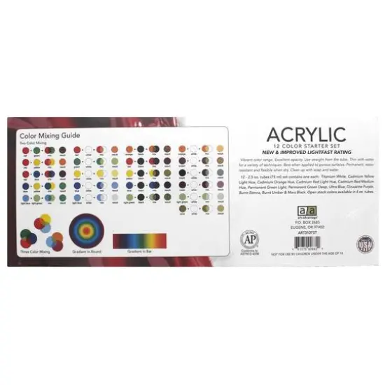 Art Advantage&reg; Acrylic Paint Set, 2.5oz. {3}