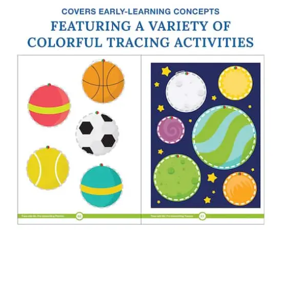 Thinking Kids Trace with Me Pre-Handwriting Practice Activity Books, 3ct. {3}