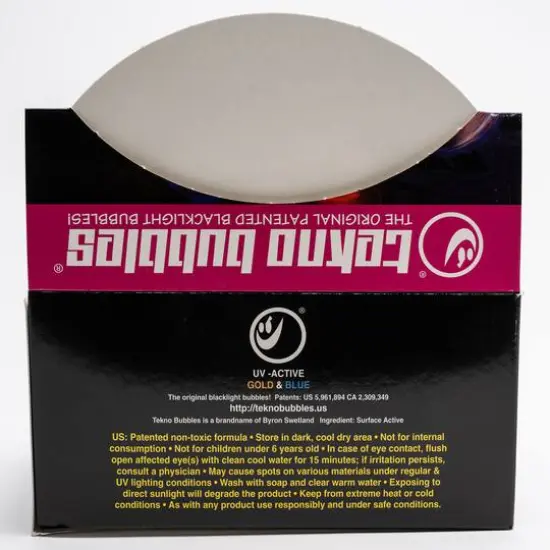 Atomic Bubbles 4oz. Blue & Gold Tekno Bubbles, 12ct. {7}