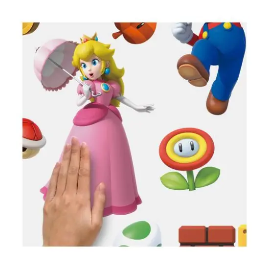RoomMates Super Mario Brothers Peel & Stick Wall Decals {7}
