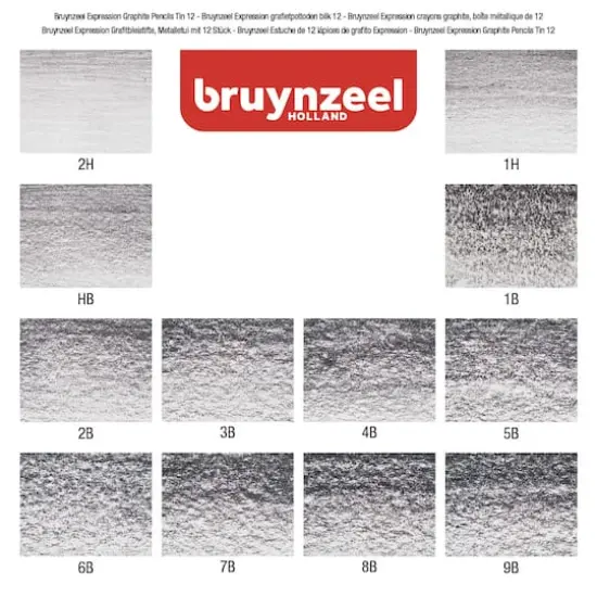Bruynzeel Expression Graphite Pencil Set {4}