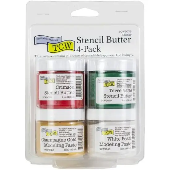 The Crafter's Workshop Holiday Stencil Butter Set {1}
