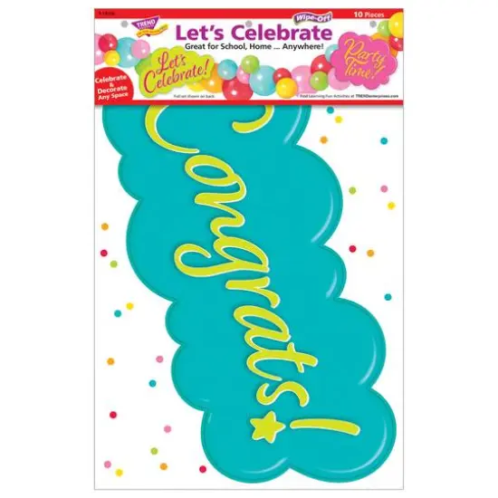 Trend Enterprises&reg; Let's Celebrate Wipe Off&reg; Learning Set {7}