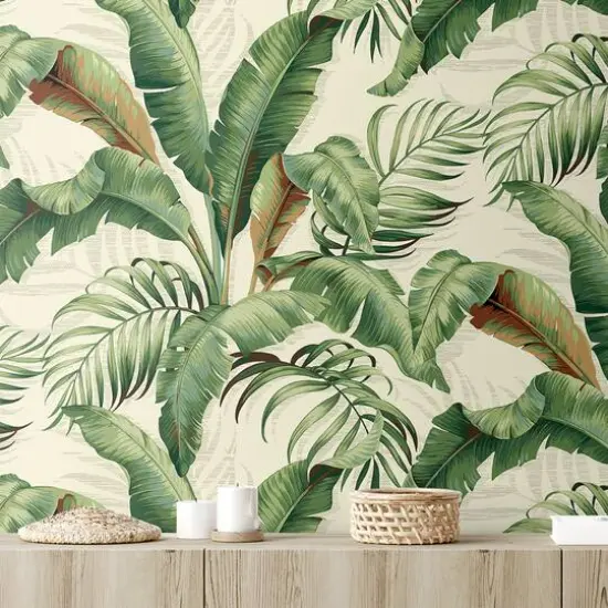 Tommy Bahama&reg; Palmiers Peel & Stick Wallpaper Aloe {8}
