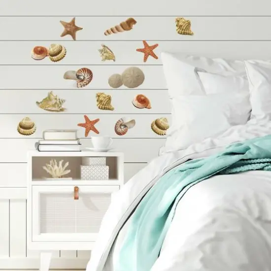 RoomMates Sea Shells Peel & Stick Wall Decals {4}