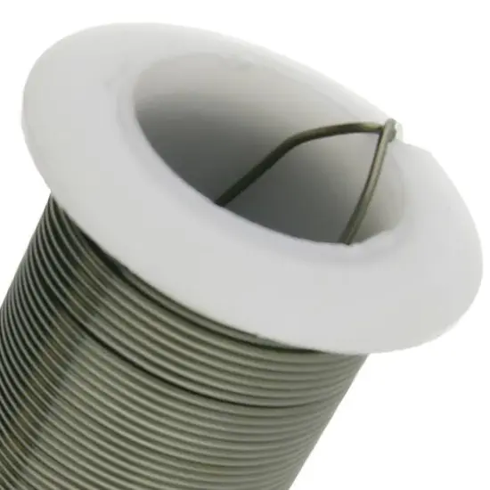 The Beadsmith&reg; Wire&trade; Elements 18 Gauge Tarnish-Resistant Wire Hematite {6}