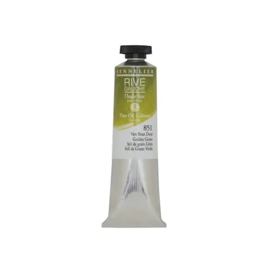 Sennelier Rive Gauche Oil Paint, 40mL 851 Golden Green {1}