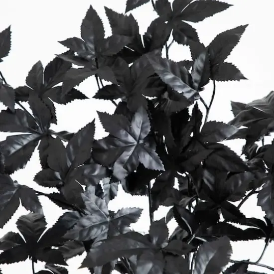 6ft. Artificial Halloween Black Maple Tree with Natural Trunk {3}