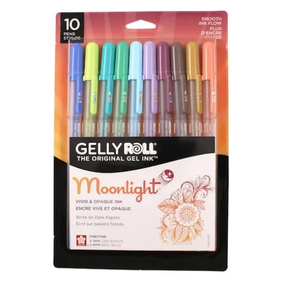 Gelly Roll&reg; Moonlight&reg; 06 Fine Point Gel Pen 10 Color Set {1}