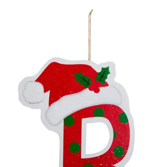 Glitzhome&reg; 23" Metal Believe Yard Stake Set {7}