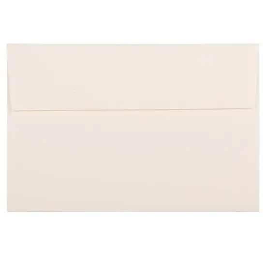 JAM Paper A8 Strathmore Invitation Envelopes, 50ct. Natural White Laid {2}