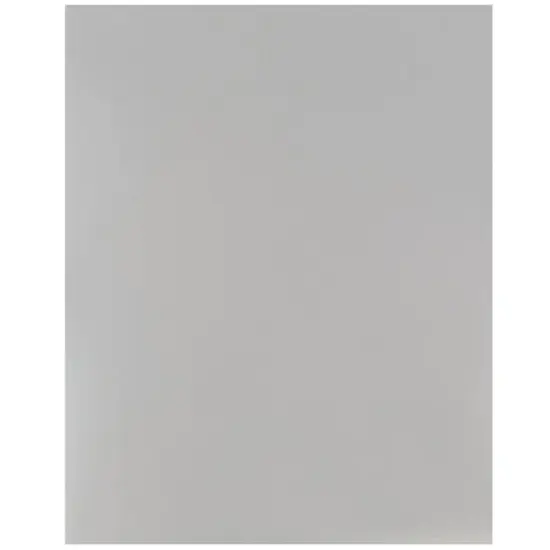 JAM Paper Laminated 2-Pocket Glossy Folders, 6ct. Silver {7}