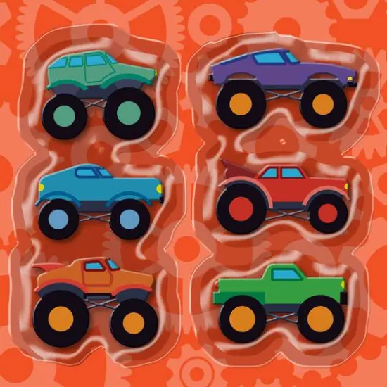 Hinkler Pull-Back and Go Monster Trucks Floor Puzzle {7}