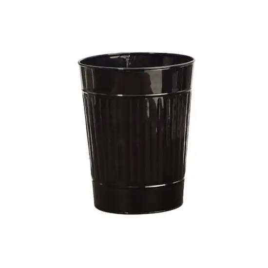10" Black Farmhouse Country Pail Planter {1}