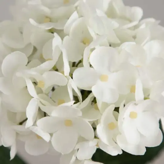20" White Hydrangea Flower Stems, 3ct. {6}