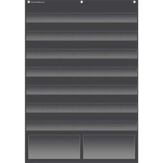 Teacher Created Resources Black Calendar Pocket Chart {1}