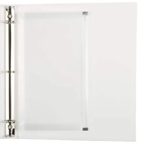 JAM Paper 6" x 9.5" Clear Plastic Zip Closure 3-Hole Punch Envelopes, 12ct. {5}