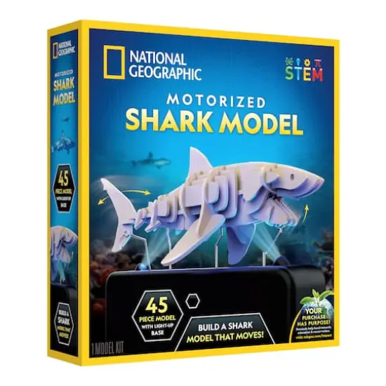 National Geographic&trade; Motorized Shark Model Kit {1}