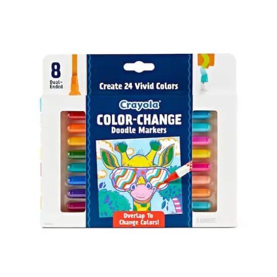 Crayola&reg; Color-Change Doodle Markers, 8ct. {1}