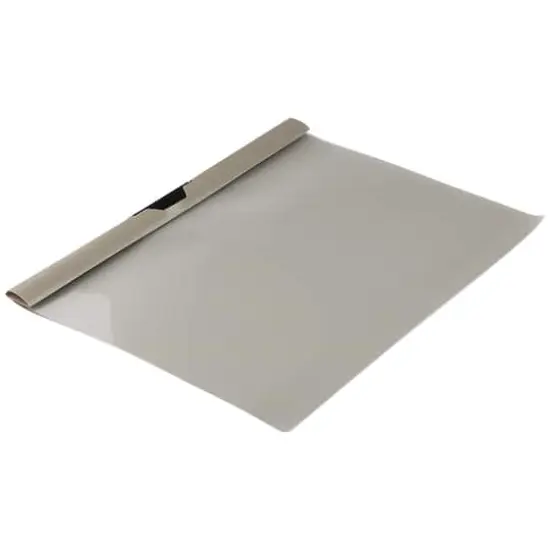 JAM Paper 9" x 12" Plastic Report Cover with Slide Lock Clip, 20ct. Gray {4}